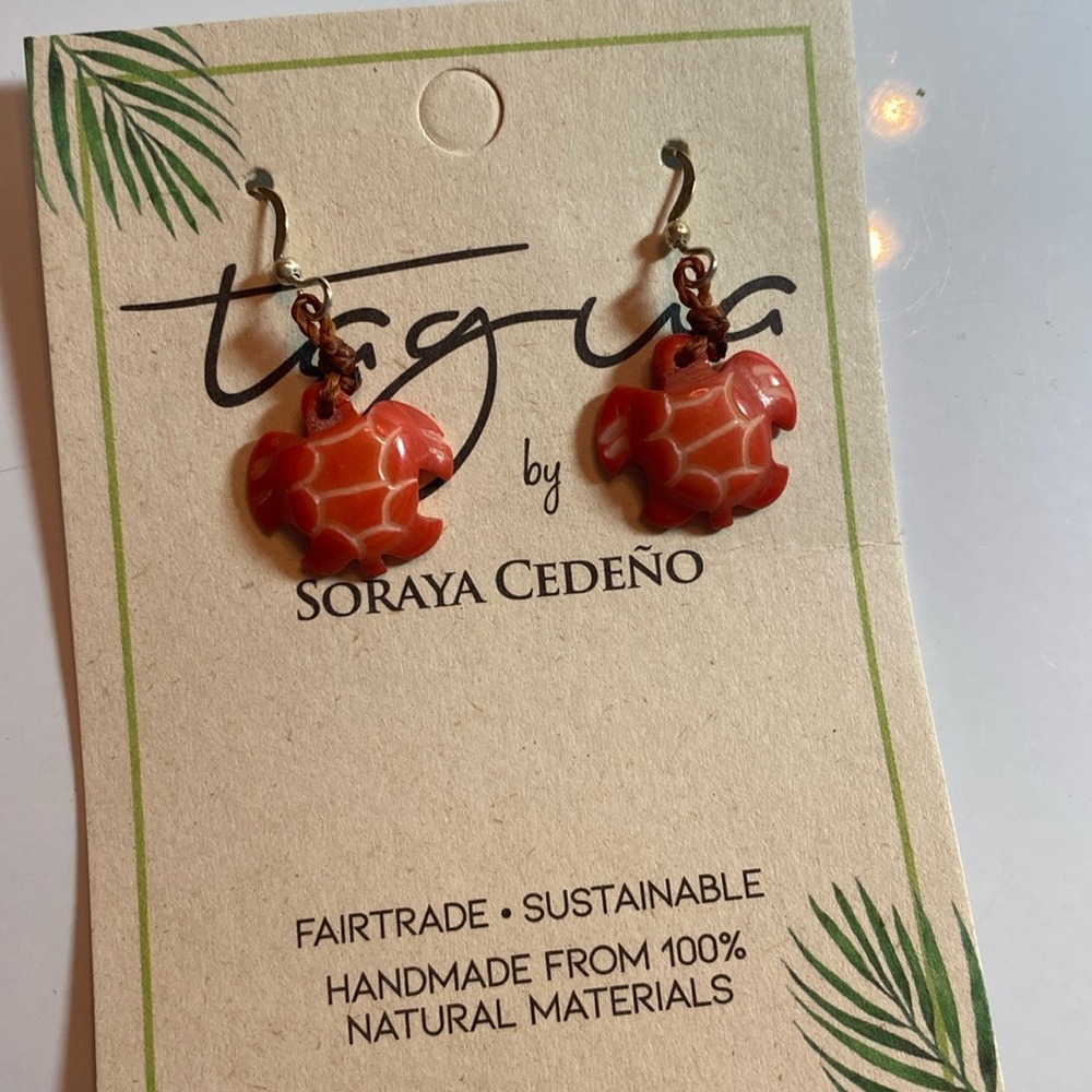 Tagua Fairtrade handmade Earrings.